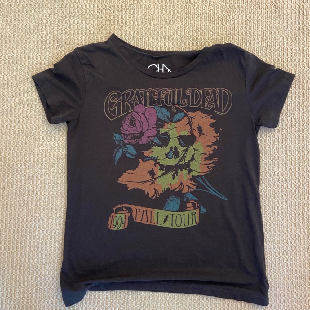 CHASER dark grey Grateful Dead Band Tee